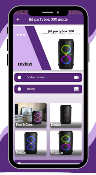Download jbl partybox 300 guide Pendidikan untuk Android tangkapan layar 3