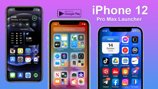Download iphone 12 pro max launcher Personalisasi untuk Android tangkapan layar 2