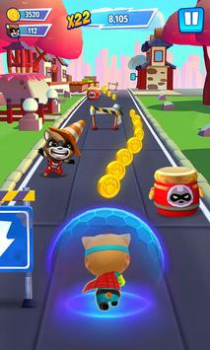 Download Talking Tom Hero Dash Game aksi untuk Android tangkapan layar 3