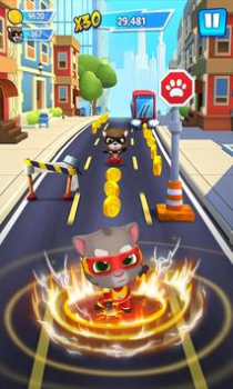 Download Talking Tom Hero Dash Game aksi untuk Android tangkapan layar 5