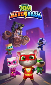 Download Talking Tom Hero Dash Game aksi untuk Android tangkapan layar 6