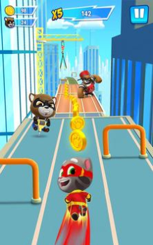 Download Talking Tom Hero Dash Game aksi untuk Android tangkapan layar 7