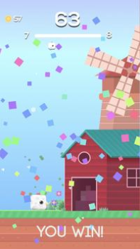 Download Square Bird - Flappy Chicken Permainan kasual untuk Android tangkapan layar 4
