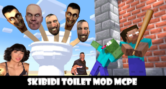 Download Skibidi Toilet Mod Minecraft Hiburan untuk Android tangkapan layar 4