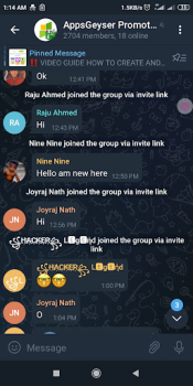 Download Messenger lite, telegram lite Komunikasi untuk Android tangkapan layar 3