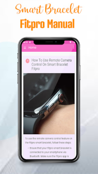 Download Smart Bracelet Fitpro manual Kerja untuk Android tangkapan layar 5