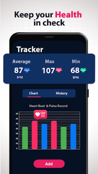 Download Heart Rate Monitor: Pulse Scan Obat untuk Android tangkapan layar 4