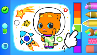 Download Talking Ginger Coloring Pendidikan untuk Android tangkapan layar 5