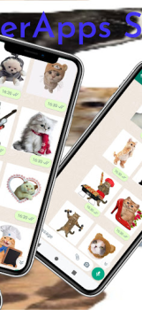 Download WAStickerApps Stickers Cats Komunikasi untuk Android tangkapan layar 2