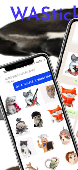 Download WAStickerApps Stickers Cats Komunikasi untuk Android tangkapan layar 6