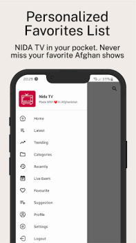 Download Nida TV - Afghan Live Channels Hiburan untuk Android tangkapan layar 4