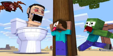 Download Skibidi Crafts Toilet Mod Musik untuk Android tangkapan layar 3