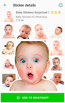 Download Baby Stickers for WhatsApp Komunikasi untuk Android tangkapan layar 3