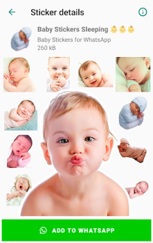 Download Baby Stickers for WhatsApp Komunikasi untuk Android tangkapan layar 5