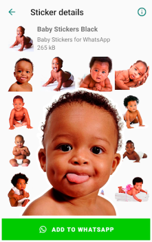 Download Baby Stickers for WhatsApp Komunikasi untuk Android tangkapan layar 7