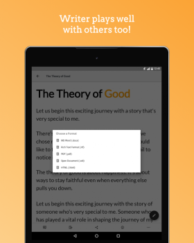 Download Zoho Writer - Document Editor Kerja untuk Android tangkapan layar 3