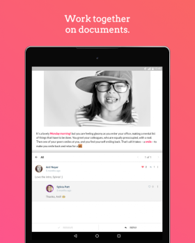 Download Zoho Writer - Document Editor Kerja untuk Android tangkapan layar 5
