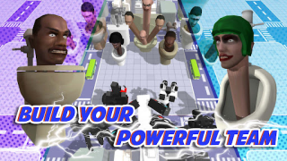 Download Merge Toilet Monster Battle Game aksi untuk Android tangkapan layar 2