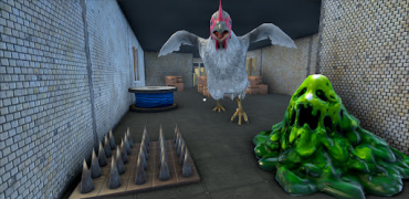 Download Evil Chicken: Scary Escape Game aksi untuk Android tangkapan layar 3