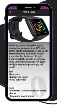 Download HONOR Band 6 smartwatch Guide Alat untuk Android tangkapan layar 3