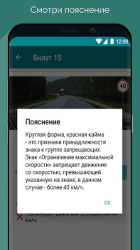 Download Билеты и экзамен ПДД ГАИ Белар Pendidikan untuk Android tangkapan layar 7