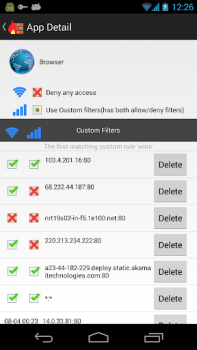 Download NoRoot Firewall Kerja untuk Android tangkapan layar 2