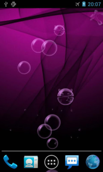 Download Bubble Live Wallpaper Personalisasi untuk Android tangkapan layar 3