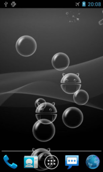 Download Bubble Live Wallpaper Personalisasi untuk Android tangkapan layar 4