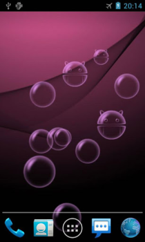 Download Bubble Live Wallpaper Personalisasi untuk Android tangkapan layar 6