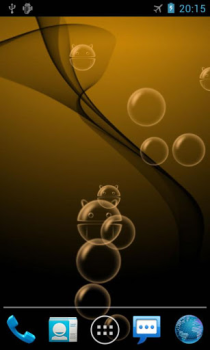 Download Bubble Live Wallpaper Personalisasi untuk Android tangkapan layar 7