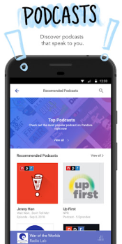 Download Pandora - Music & Podcasts Musik dan audio untuk Android tangkapan layar 5