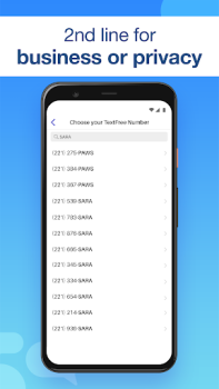 Download Text Free: Second Phone Number Sosial untuk Android tangkapan layar 3