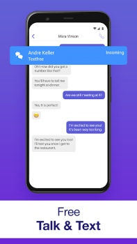 Download Text Free: Second Phone Number Sosial untuk Android tangkapan layar 4