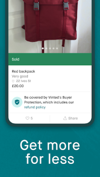 Download Vinted - Buy and sell clothes Pembelian untuk Android tangkapan layar 5
