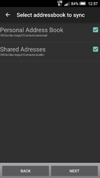 Download CardDAV-Sync free Kerja untuk Android tangkapan layar 3