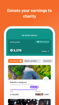 Download WeWard - The Walking App Kesehatan & Kebugaran untuk Android tangkapan layar 3
