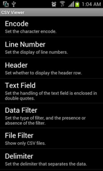 Download CSV Viewer Bisnis untuk Android tangkapan layar 2