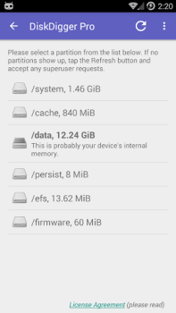 Download DiskDigger photo recovery Alat untuk Android tangkapan layar 5