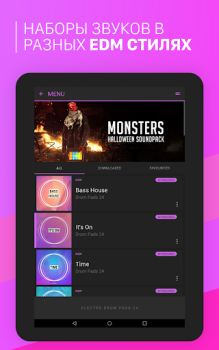 Download Electro Drum Pads 24 Music Pad Musik dan audio untuk Android tangkapan layar 6