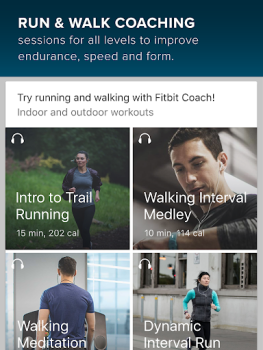 Download Fitbit Coach Kesehatan & Kebugaran untuk Android tangkapan layar 2