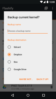 Download Flashify (for root users) Alat untuk Android tangkapan layar 4