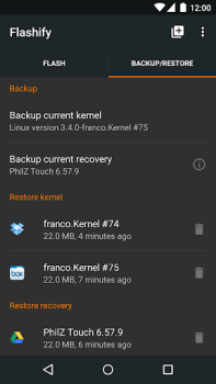 Download Flashify (for root users) Alat untuk Android tangkapan layar 7