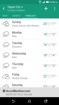 Download HTC Weather Cuaca untuk Android tangkapan layar 3