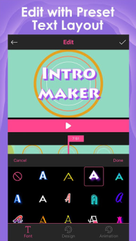 Download Intro Maker -video intro outro Pemutar & Editor Video untuk Android tangkapan layar 2