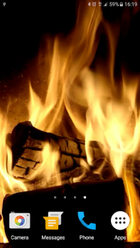 Download Fireplace Live Wallpaper Personalisasi untuk Android tangkapan layar 2