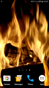 Download Fireplace Live Wallpaper Personalisasi untuk Android tangkapan layar 3