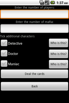 Download Mafia (party game) Hiburan untuk Android tangkapan layar 2