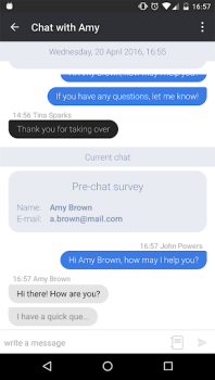 Download LiveChat Bisnis untuk Android tangkapan layar 3