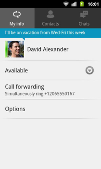 Download Lync 2010 Bisnis untuk Android tangkapan layar 4