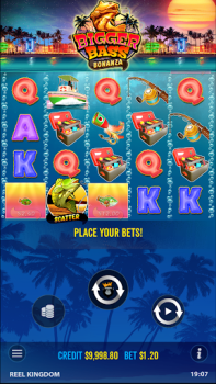 Download Bigger Bass Bonanza Slot Game Kasino untuk Android tangkapan layar 2